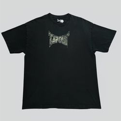 Tapout Locos vintage UFC black y2k t shirt Size XL