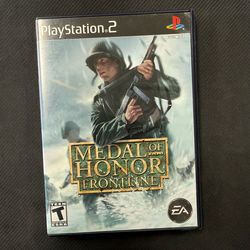 Medal of Honor: Frontline (Sony Playstation 2) PS2 Complete w/ Manual Tested