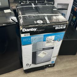 Danby Compact Fridge in Stainless Steel (3.1 Cu Ft, 2 Available)