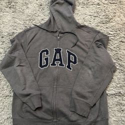 Gap Hoodie Large Gray