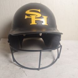 Softball Batting Helmet, 6 1/2 - 7 3/8 - BLACK
