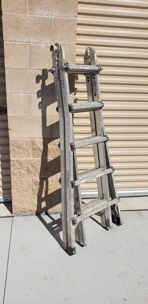 2 - Adjustable Extension Ladders Or A Frame Ladders $250 For Both