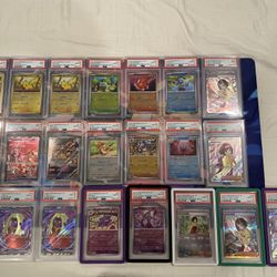 Pokemon Japanese 151 Masterball And Full Art PSA 10 Graded Lot 