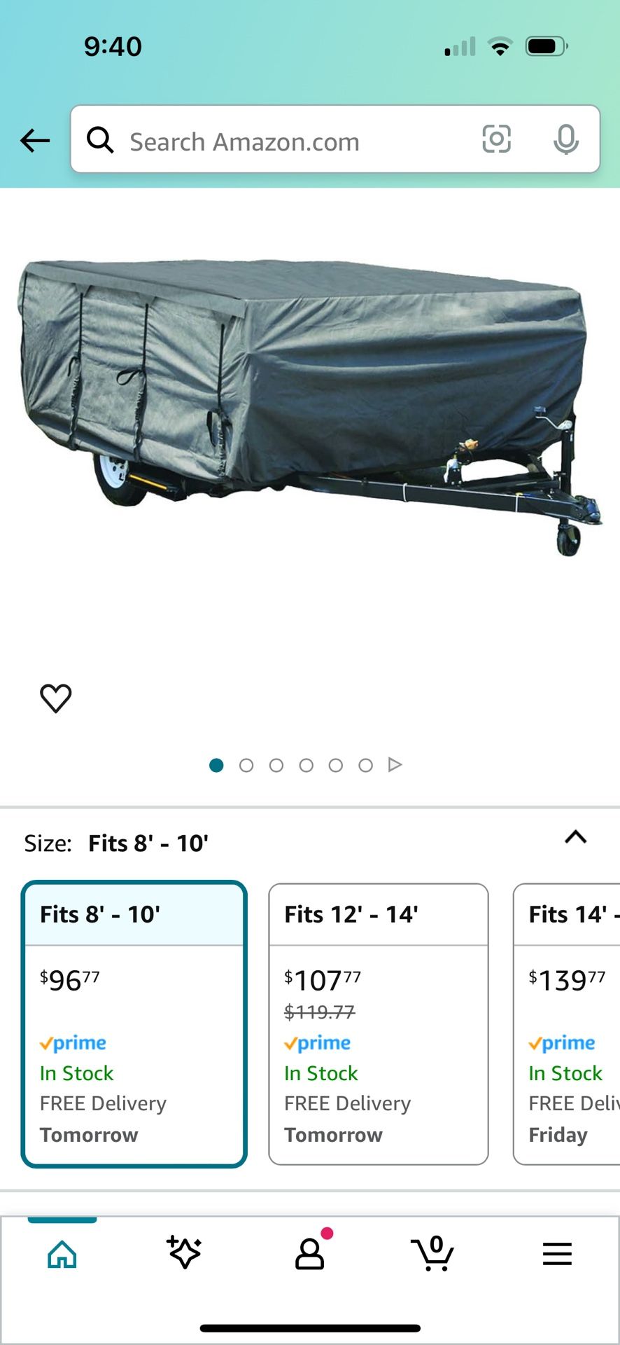 Camper cover