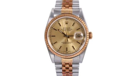 Caseback Stickered 2000 Rolex Datejust 36mm - 16233 (Champagne)