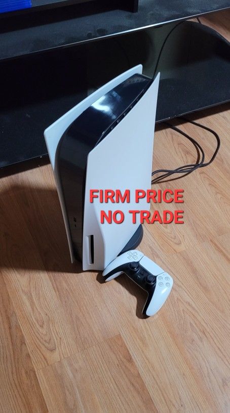 PS5 DISC Ed. , FIRM PRICE, NO TRADE, GREAT CONDITON, READ DESCRIPTION FOR DETAILS