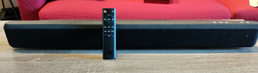 Amazon basics 2.1 Channel Bluetooth Sound Bar With Built-in Subwoofer (Remote Included)