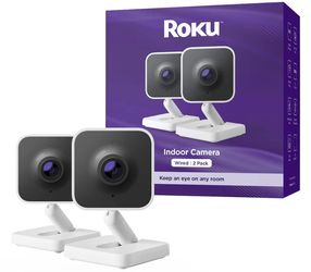 Roku Indoor Wired Cameras(2 pack)