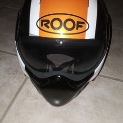 Roof boxer helmet orange/black/white. Size 56. New with box