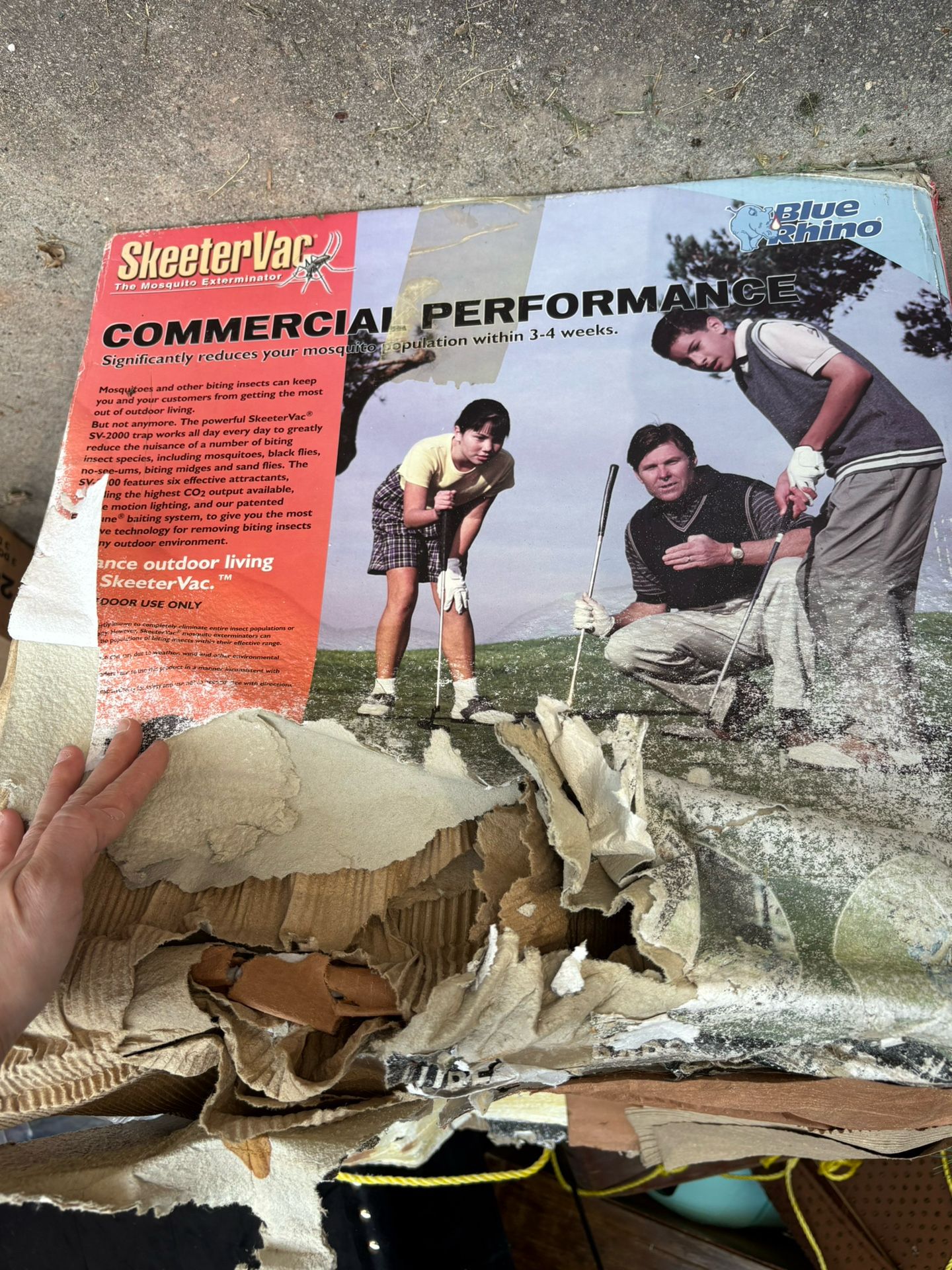 Blue Rhino Skeeter Vac Brand New