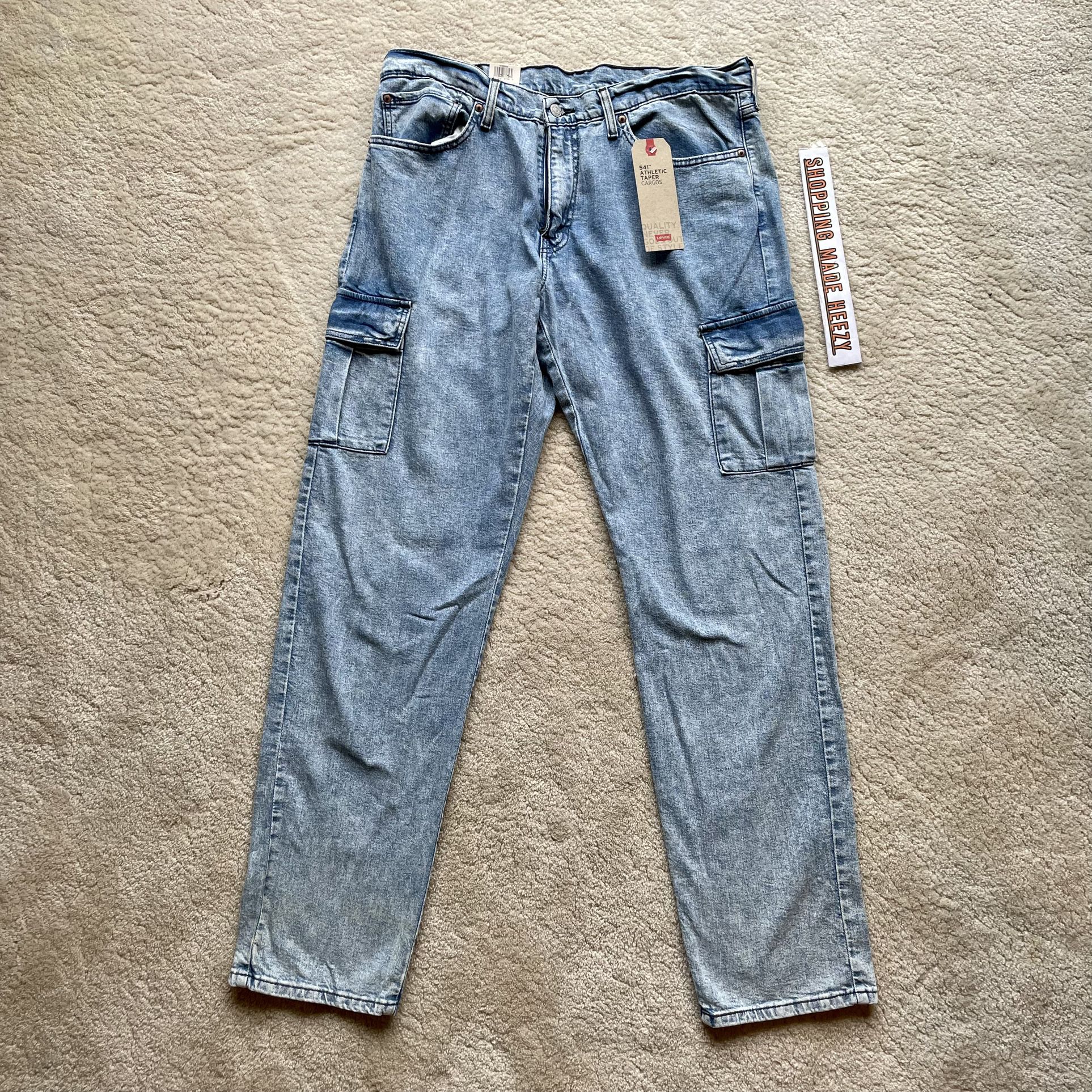 [34x36] Levis Stretch 541 Athletic Taper Cargos Mens Jeans Irregular  Pakistan for Sale in Plano, TX - OfferUp