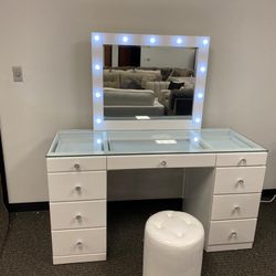 Avery White Vanity Ful Set🚛Same Day Delivery💫Finance Available