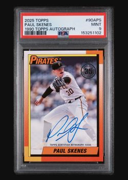 2025 topps paul skenes auto