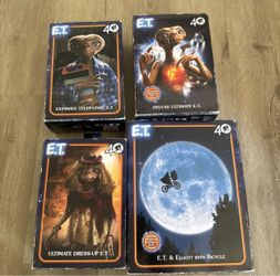 Lot of 4 NECA 40th Anniversary E.T Ultimate Action Figure Set Brand New In Box