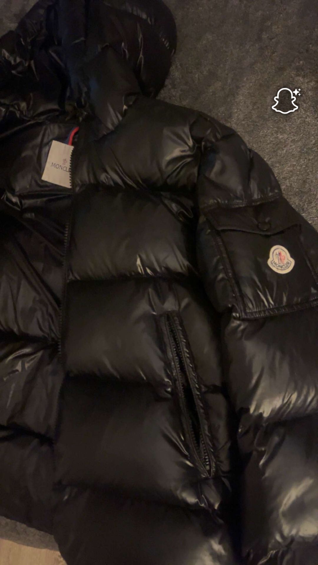 REAL monclair puffer jacket size medium