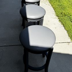 Swivel Bar Stools (set of 3)