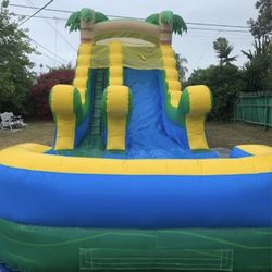 Inflatable Waterslide and Jumper