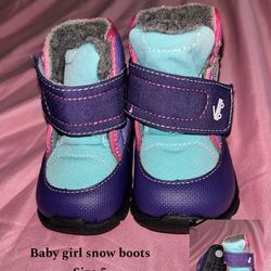 Baby Girl Snow Boots 