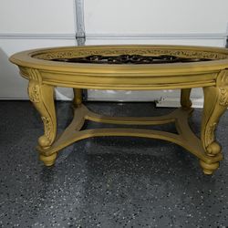 Coffee Table, No Glass Top