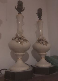 Vintage lamp bases