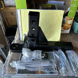 HITCH  Towing Heavy (7500#) Duty Hitch, Lock, 2” Ball, Pins.  New In Box. Never Used!