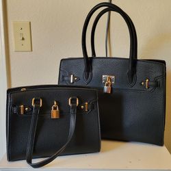 Bagparty 3 Pcs Vegan Leather Tote Bag