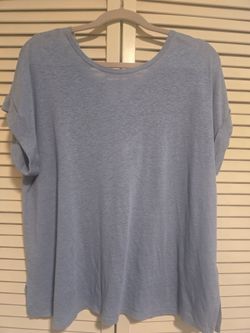 Ladies new size large linen top only $12!