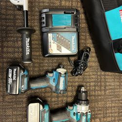 Makita Hammer & Impact Drill Set 