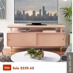 Pink TV Stand