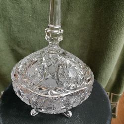 Crystal Oval Candy Dish