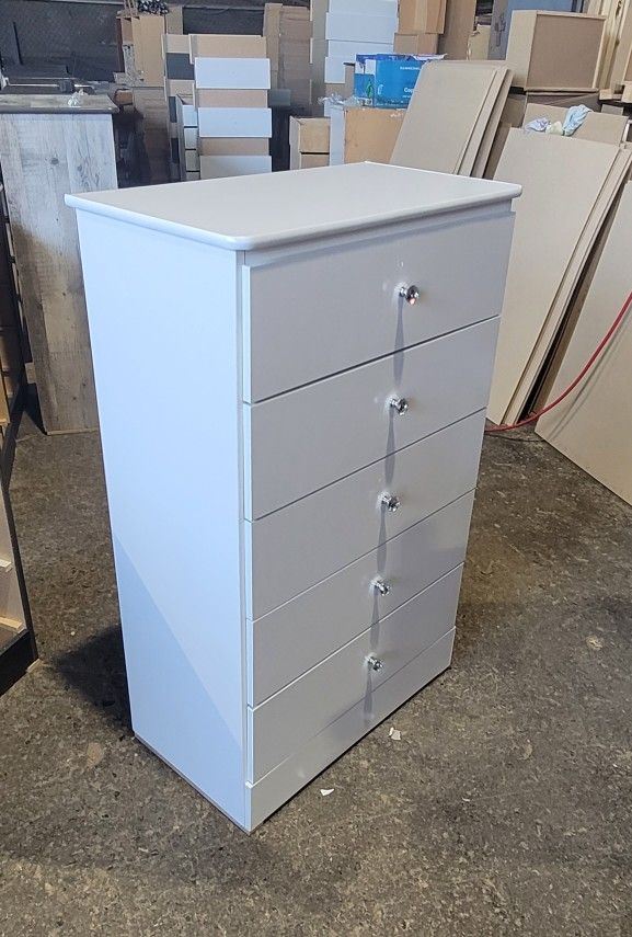 White Chest Of Drawers, Cajonera Blanca