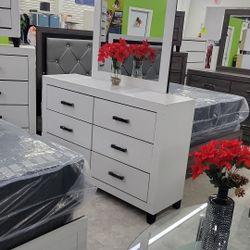 Ropero Con Espejo Gavetero  Cómoda 