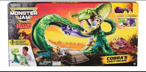 Monster Jam Mini Cobras Crazy Escape Toy Vehicle Playset