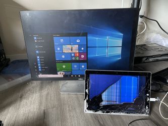 Lot of 12 Surface 3 Screen cracked System working