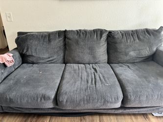 Gray Couch And Love Seat