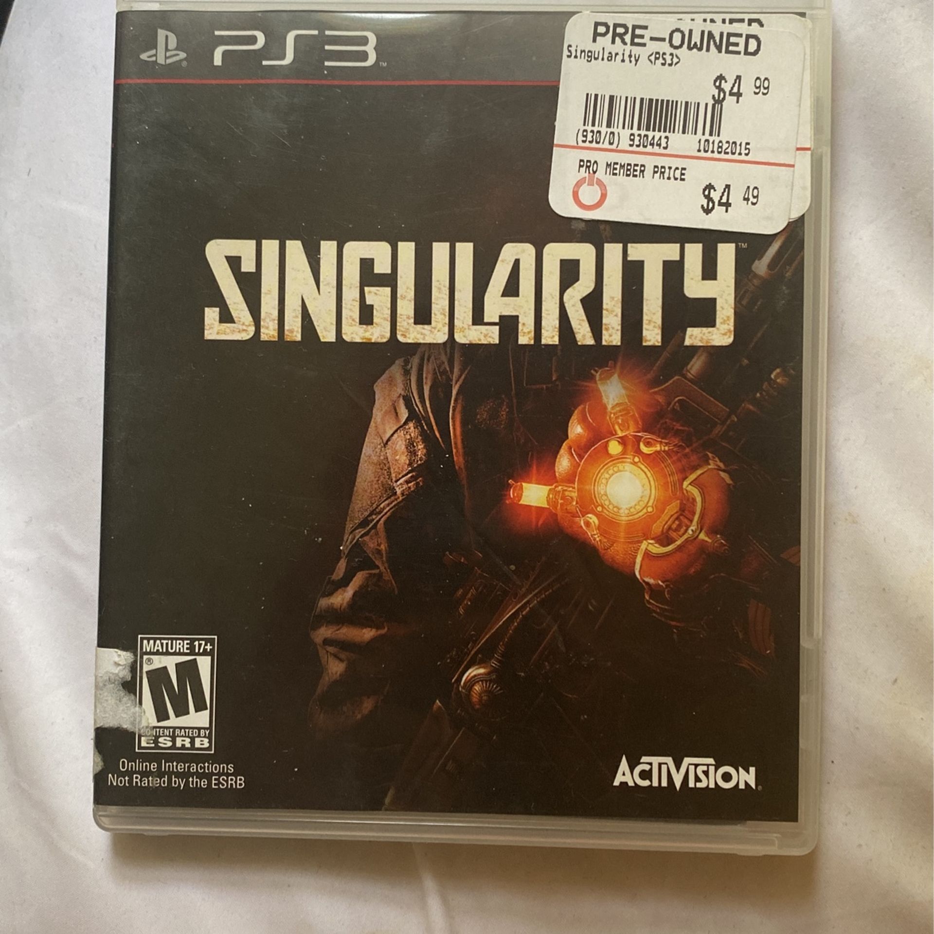 (Pre-Owned) PS3 Singularity