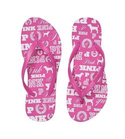 New PINK Flip Flops