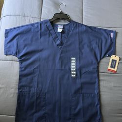 New Navy Blue Women’s Scrub Top