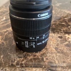 Canon EF-S STM 18-55mm 3.5-5.6 IS lens for Digital EOS Rebel T8 T7 80D 70D 90D