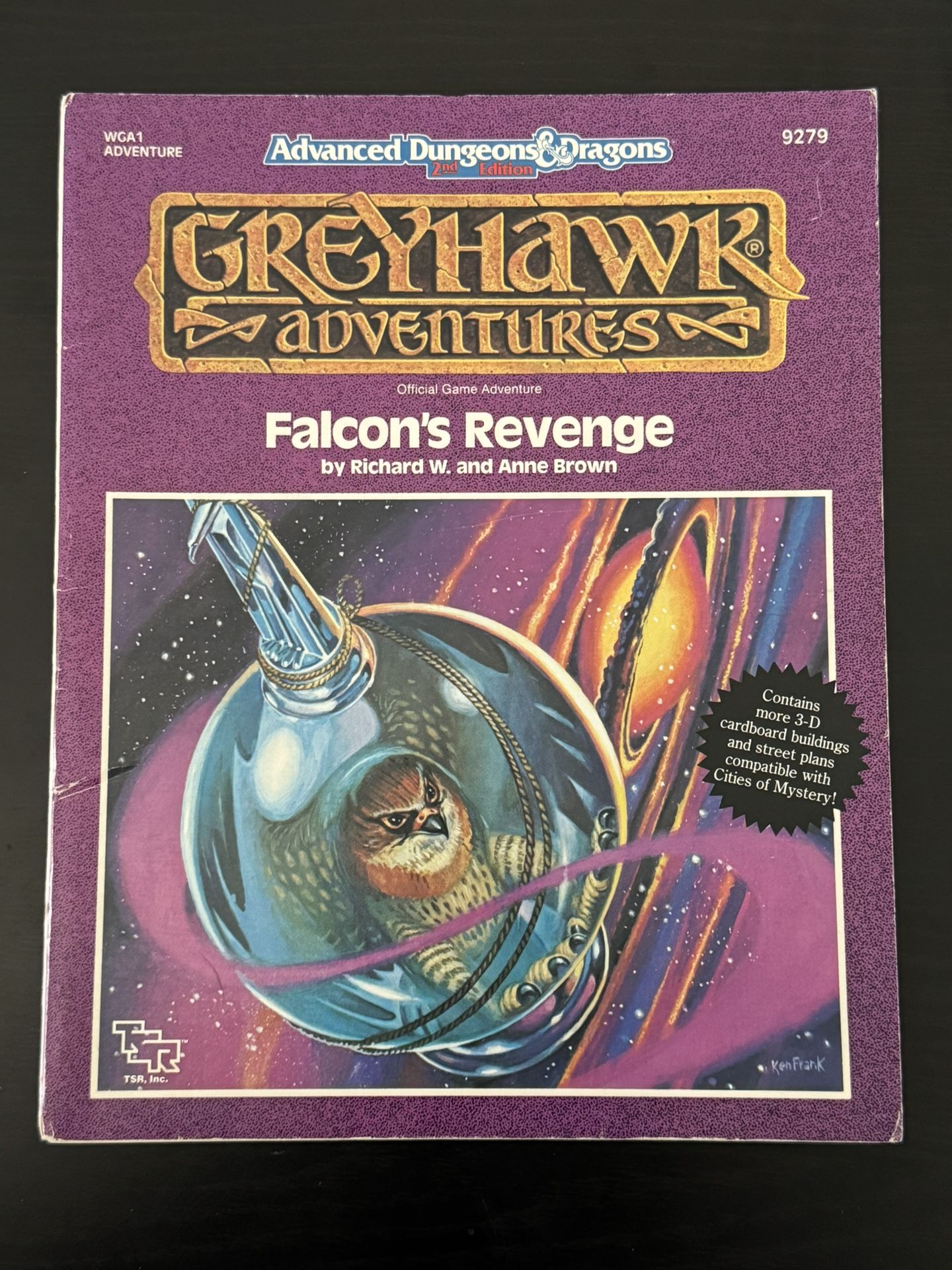 Dungeons & Dragons Greyhawk Adventures Falcon's Revenge 1990 #9279 Cover/Module