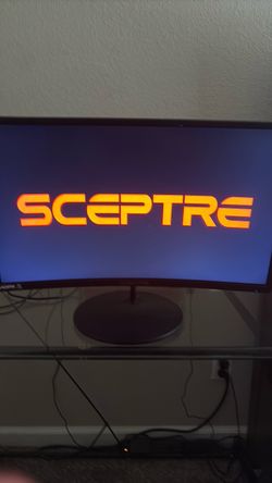 Curved gaming monitor