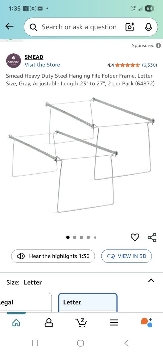 Hanging File Folder Frames