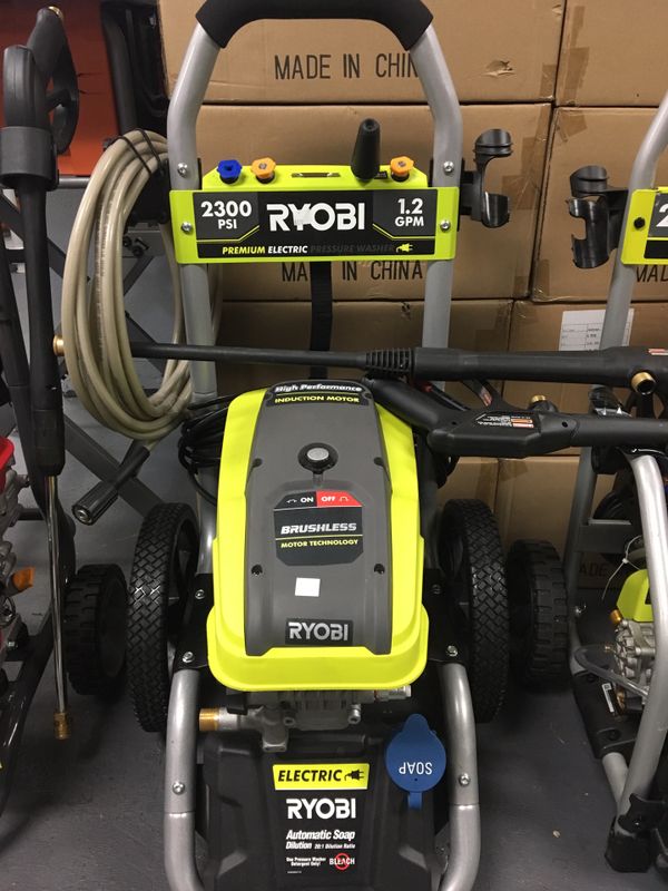 Ryobi 2 300 psi 1 2 gpm high performance electric pressure washer new