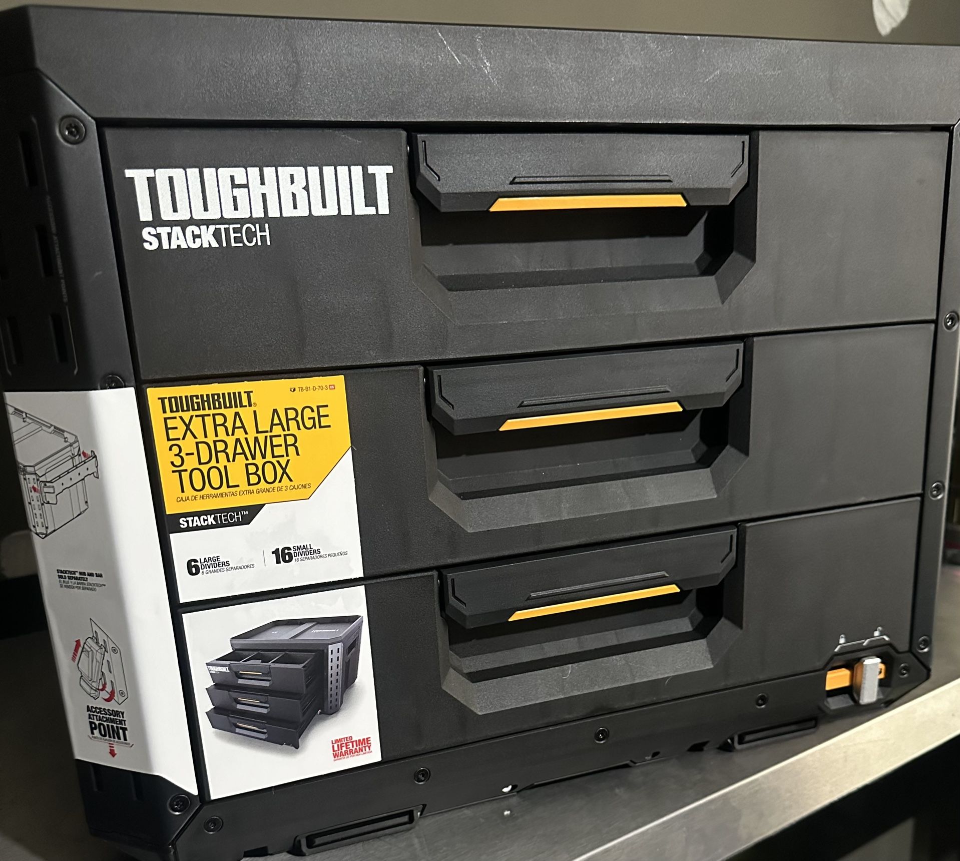 Toughbuilt - StackTech 3 Drawer Tool Box - New!!! for Sale in Alsip, IL ...