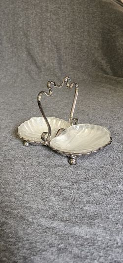 Silver candy dish tabletop