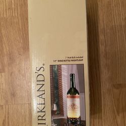 12” Wine Bottle Nightlight 