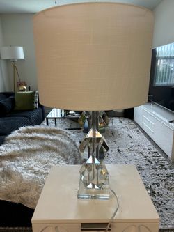 Large Crystal table lamp