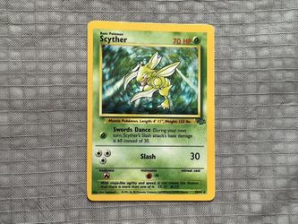 Scyther Holo Pokémon Card