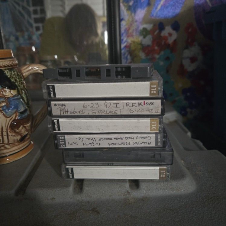 Grateful Dead Live Recordings On Cassette Tape