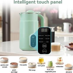 new Soymilk Maker with Delay Start/Heat/Self-Cleaning/Oven Functions Milk Maker for Homemade Milk, Oatmeal, and Soy Milk 【Versatility】: Not just for